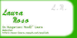 laura moso business card